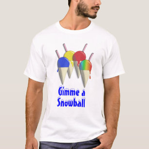 Gimme uma camisa barbeada Snowball do cone da neve