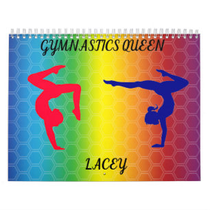 GIMNASTICS COORFUL CALENDÁRIO PERSONALIZADO EM 20
