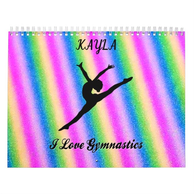 GIMNASTICS COORFUL CALENDÁRIO PERSONALIZADO EM 202 (Capa)