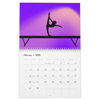 GIMNASTICS COORFUL CALENDÁRIO PERSONALIZADO EM 202