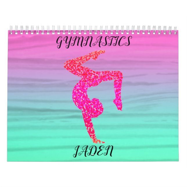 GIMNASTICS COORFUL CALENDÁRIO PERSONALIZADO EM 202 (Capa)