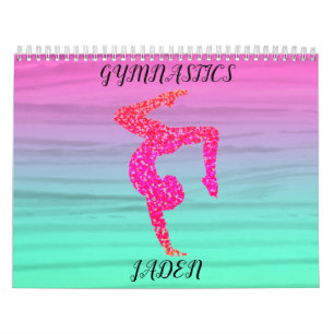 GIMNASTICS COORFUL CALENDÁRIO PERSONALIZADO EM 202