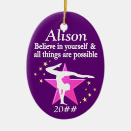 GIMNASTICS SREAMS PERSONALIZADO ORNAMENTO