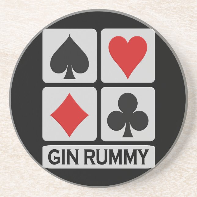 Gin Rummy porta copos (Frente)