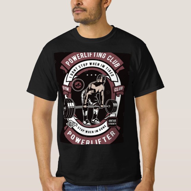 ginásio de camisa de homem (Frente)