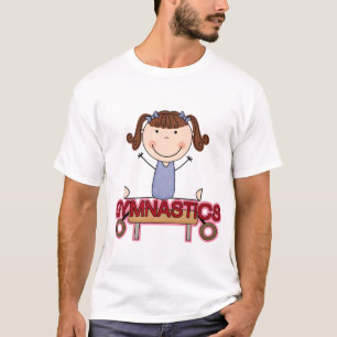 GINÁSTICA - a menina triguenha racha o camiseta e