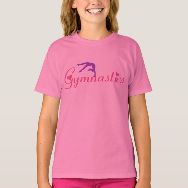 Ginástica Camisa Cardíaca Rosa (Frente)