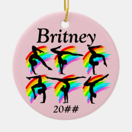 GINÁSTICA DAS MENINAS ORNAMENTO PERSONALIZADO