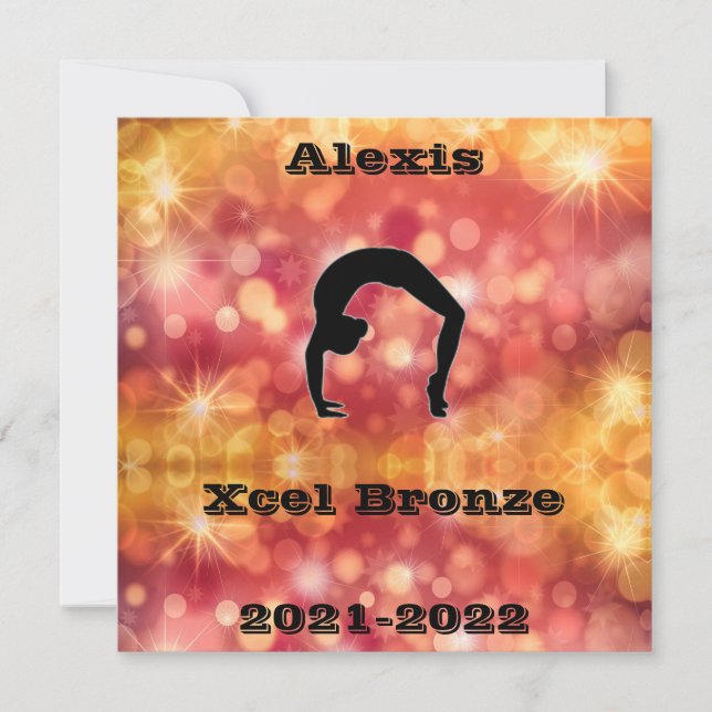 ginástica do Xcel Bronze (Frente)