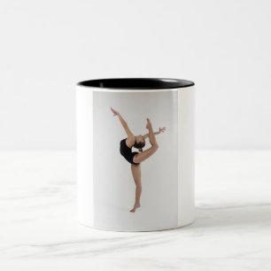 Ginástica, duas caneca de café tonta.