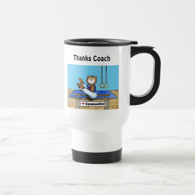 Ginástica masculina - caneca para o treinador (Direita)