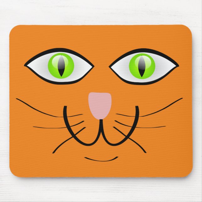 GINGER CAT FACE MOUSEPAD (Frente)