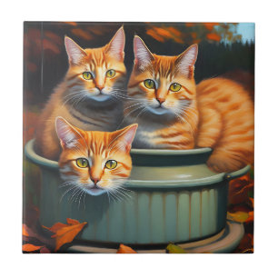 Ginger Cats Potes, Azulejo Cerâmico