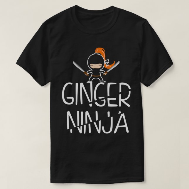 Ginger Ninja Funny Redhead Pullover (Frente do Design)