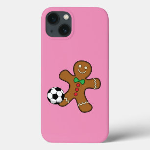 Gingerbird Man Jogando Futebol