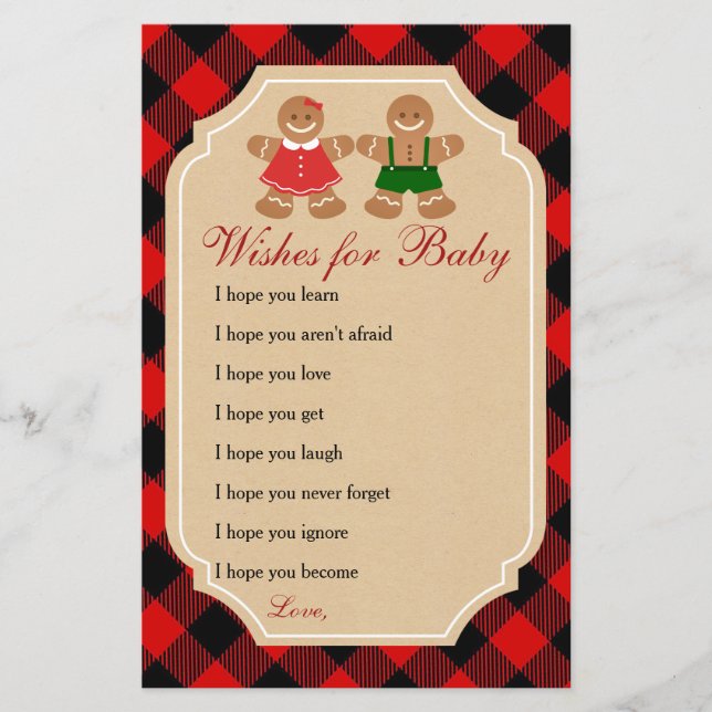 Gingerbird Sexo Feriado Desejo de Bebê (Frente)