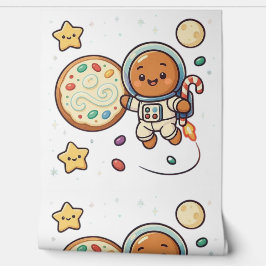 Gingerbread Astronaut Christmas Cute Space Decor