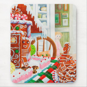 GINGERBREAD SURPRISE Mousepad