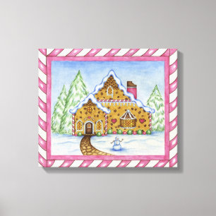 Gingercake House Canvas