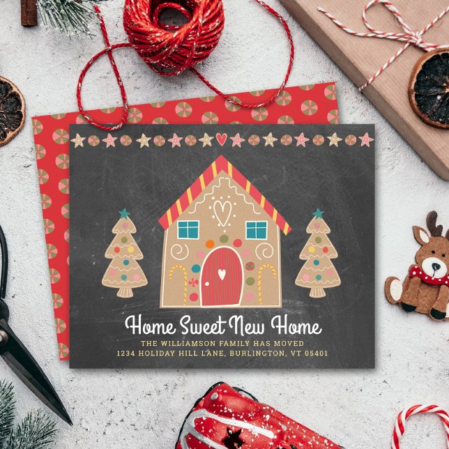 Gingerpão de Orçamento Mudámos Cartão de Chalkboar (Criador carregado)