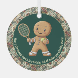 Gingerpão Tênis Grand Slam 🎾 🎄 texto personaliza