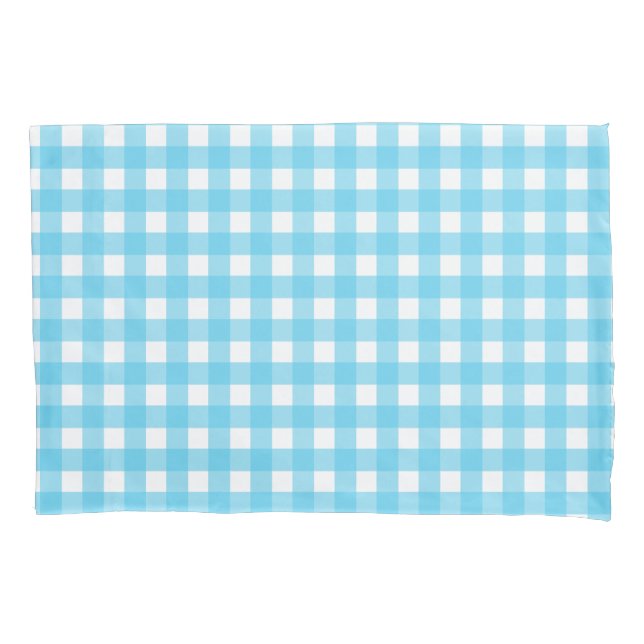 Gingham azul-ceruliano brilhante (Frente)