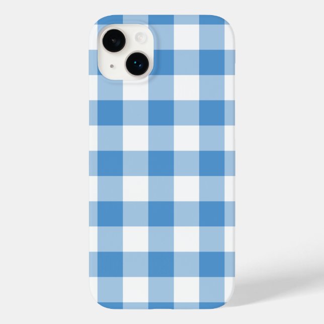 Gingham Branco e Azul (Verso)