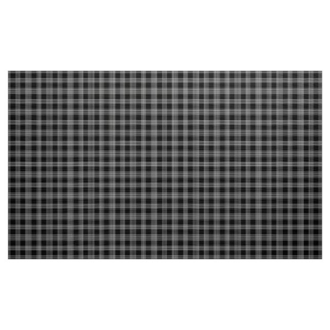 Gingham Check Black and White Tecido (Jarda)
