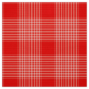 Gingham Cheque Tecido Vermelho e Branco