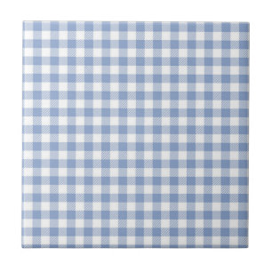 Gingham Clássico Azul Verificado