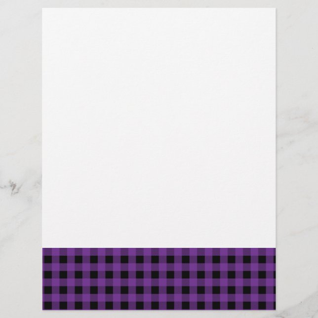 Gingham Grape e Preto (Frente)