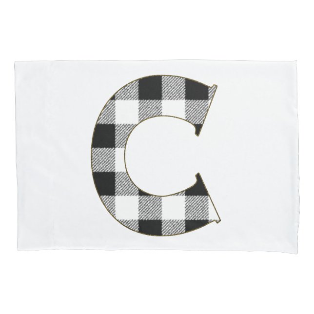 Gingham - Letra C (Frente)