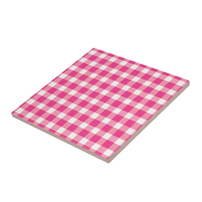 Gingham Pink Design (Lateral)