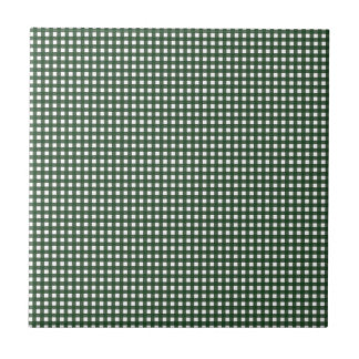 Gingham Verde e Branco