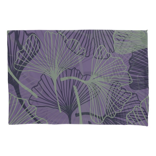 Gingko biloba: padrão de colheita de abstrato. (Frente)
