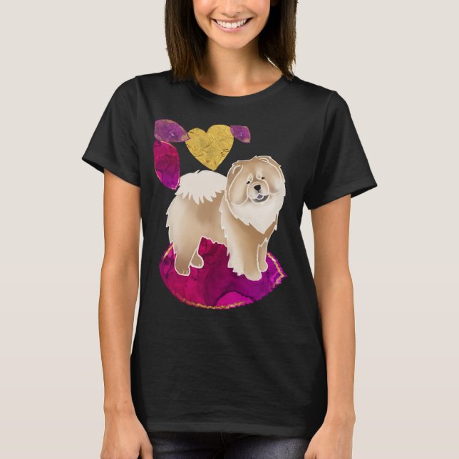 GINKGO, a vaca - camisas pretas, escolha o estilo (Frente)