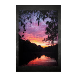 Ginnie Primavera River Sunrise Acrínica Wall Art