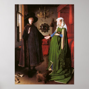 Giovanni Arnolfini e seu poster da esposa