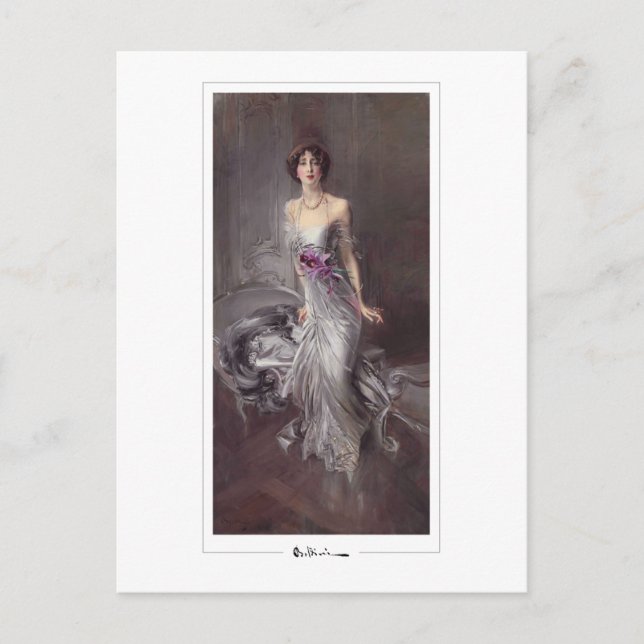 Giovanni Boldini #307 - Cartão Postal de Arte Refi (Frente)