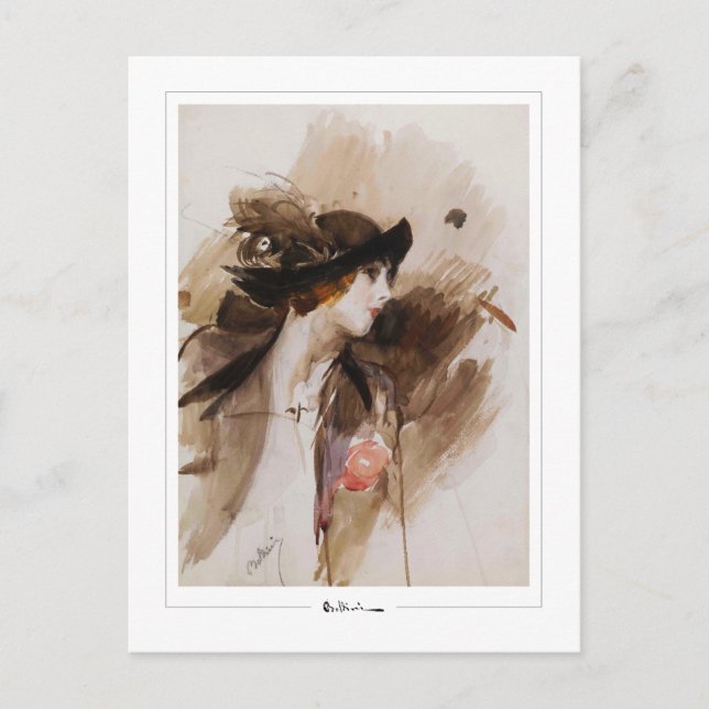 Giovanni Boldini #515 - Cartão Postal de Arte Refi (Frente)