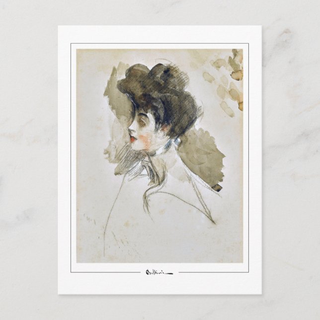 Giovanni Boldini #615 - Cartão Postal de Arte Refi (Frente)