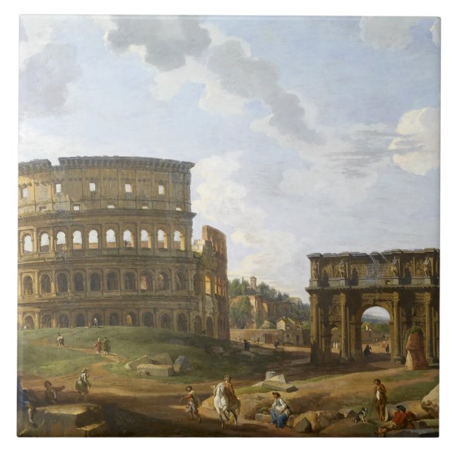 Giovanni Paolo Panini Visão do Colosseum (Frente)