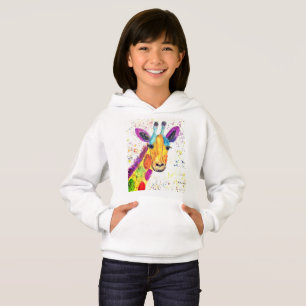 Girafa de aquarela animal Safari crianças zoo