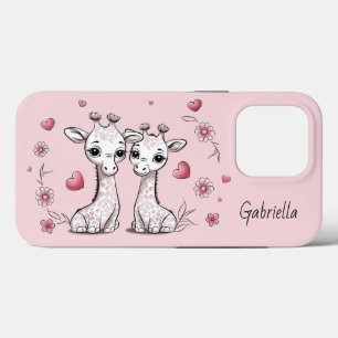 Girafa de Bons Cartoons Amava o Dia do Namorados