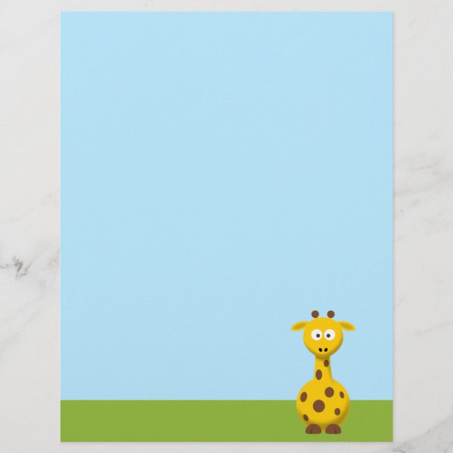 Girafa de desenho animado (Frente)