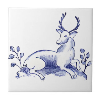girafa de reproduções de azulejos delft