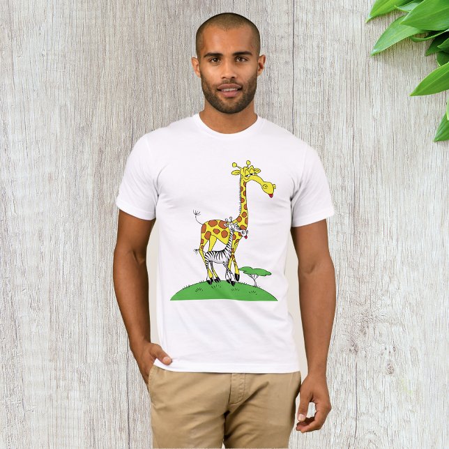 Girafa E Uma Camiseta Zebra (Criador carregado)