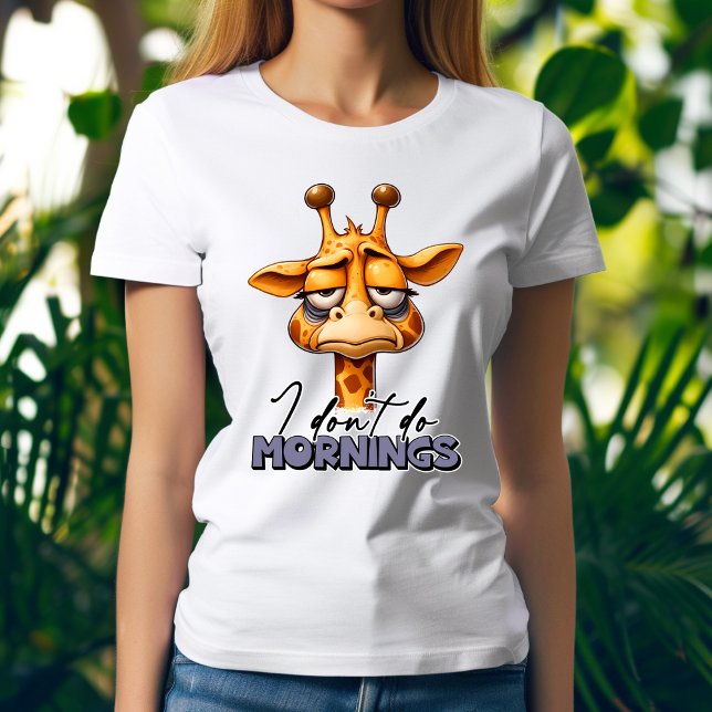 Girafa Giggly: A Engraçada Camiseta Girafa (Criador carregado)