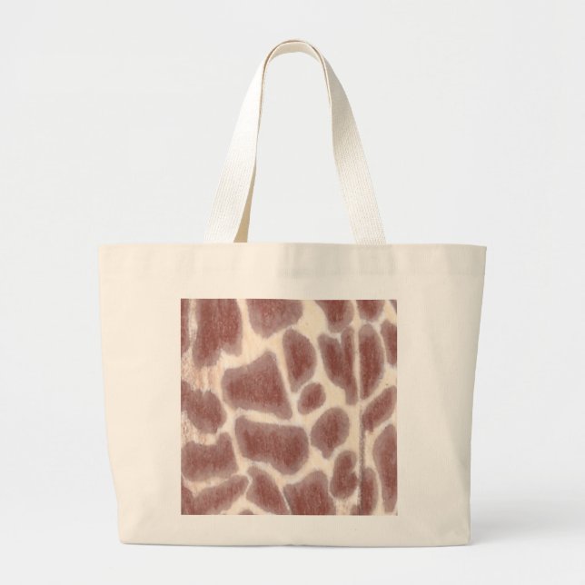 Girafa Localiza Bolsas de canvas de padrões (Frente)