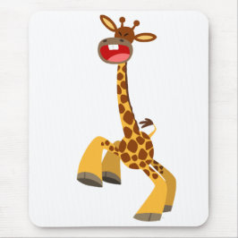 Girafa Mousepad Dançando Girafa